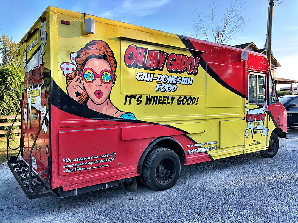 Los Angeles food truck wrap